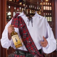 Шотландец – мужской шаблон костюма