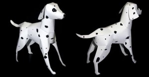бумажные модели, поделки из бумаги скачать бесплатно, бумажные модели своими руками, модель бумажная собака
