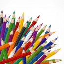 Цветные карандаши в векторе.