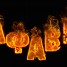 Огненные буквы на прозрачном фоне в PNG